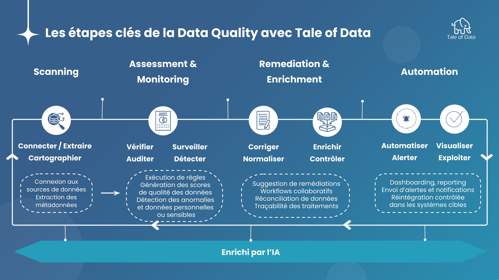 Les etapes clés de la data quality avec Tale of Data