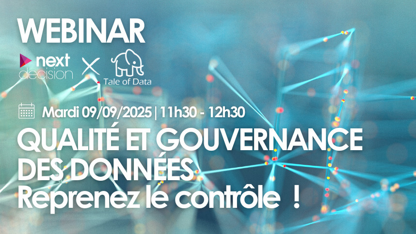 Webinar Qualité et gouvernance des données