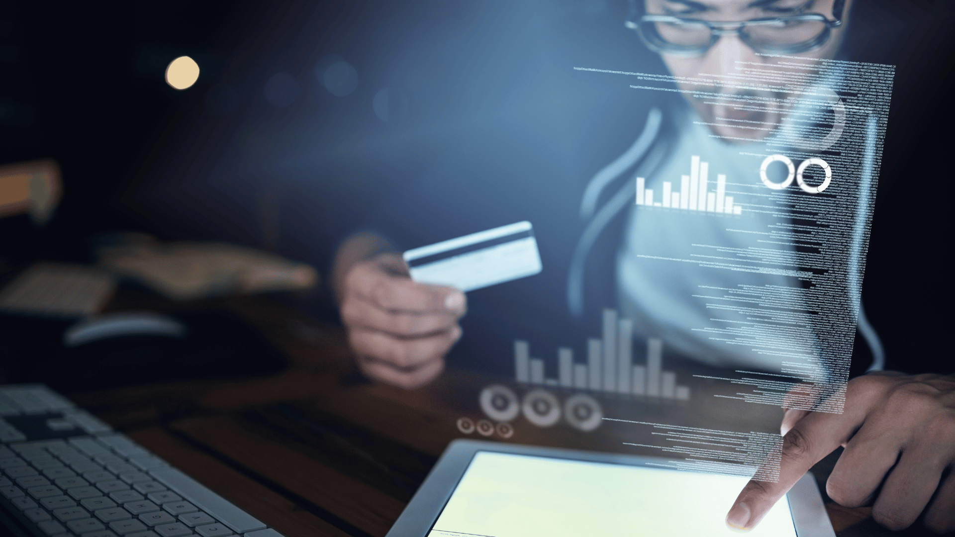 AI-enhanced banking dashboard ensuring regulatory compliance and fraud prevention
