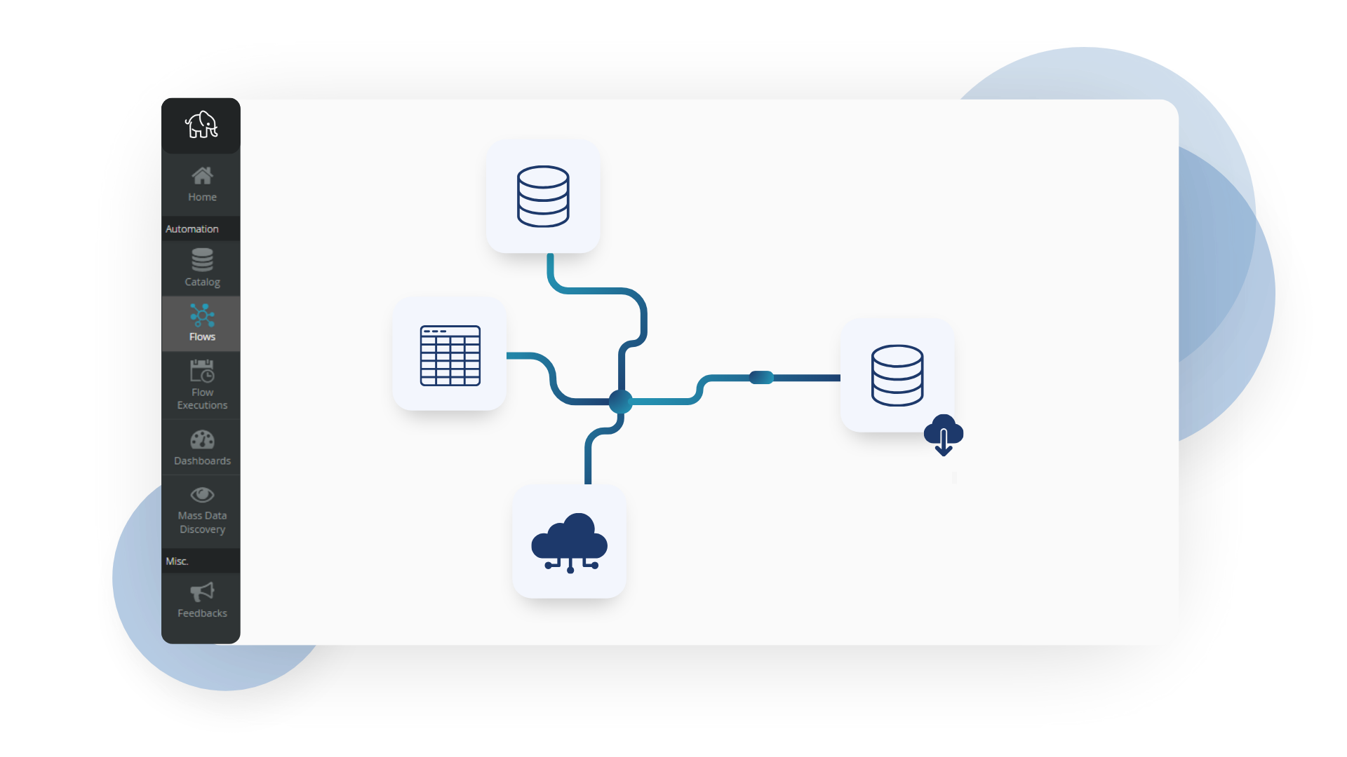 Workflow turning raw data into certified and reusable data products in Tale of Data